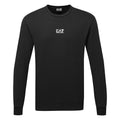  Emporio Armani Core Crew Neck Golf Sweater (Black) Stretch-Knit Fabric With Minimalist Design