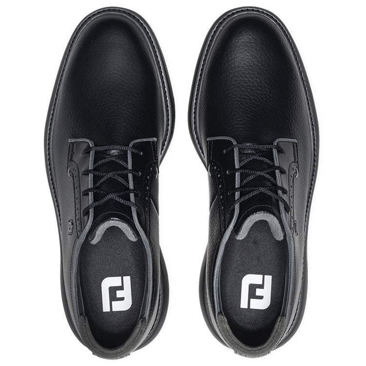  FootJoy Traditions Blucher Golf Shoes (Black) All Day Comfort In A Modern Classic Style