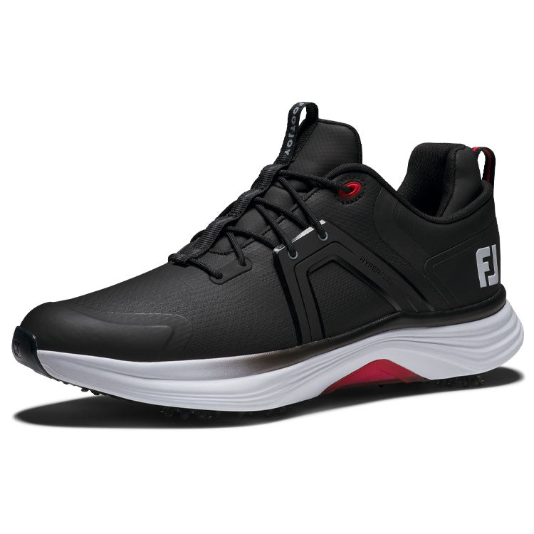  FootJoy HyperFlex Golf Shoes(Black/White/Red) Exceptional Comfort With OptiFlex Outsole