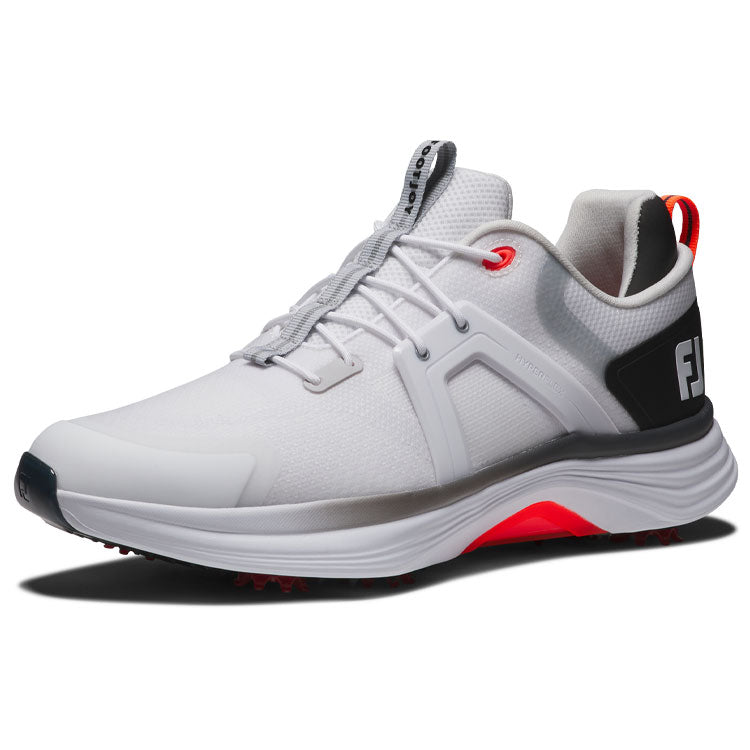  FootJoy HyperFlex Golf Shoes(White/Black/Red) Exceptional Comfort With OptiFlex Outsole