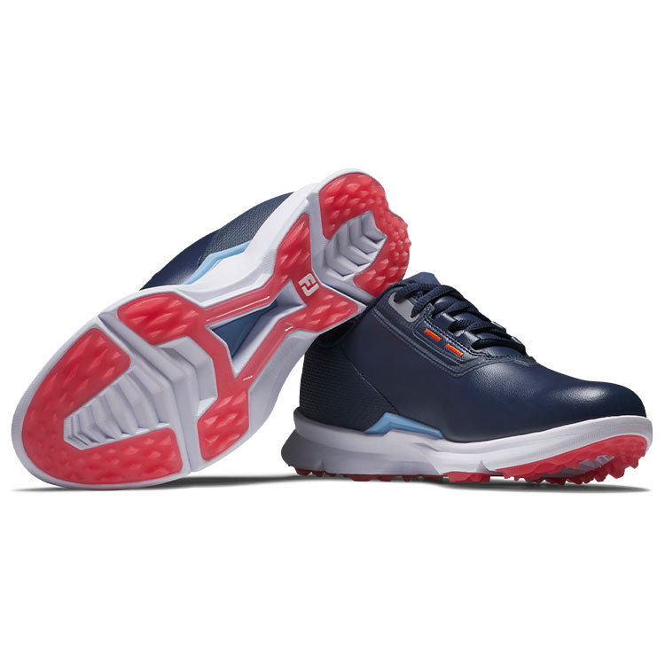  FootJoy Ladies Fuel Golf Shoes (Navy/White/Pink) Tour Proven Performance Athletic Versatility