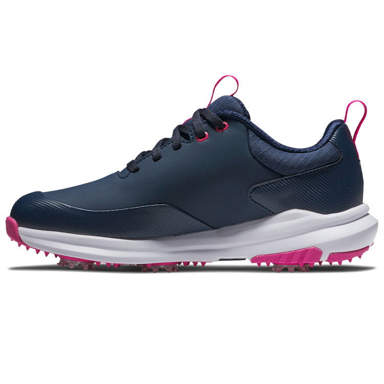  FootJoy Ladies Tour Rival Golf Shoes (Navy/White/Pink) Athletic Performance With Lightweight Design