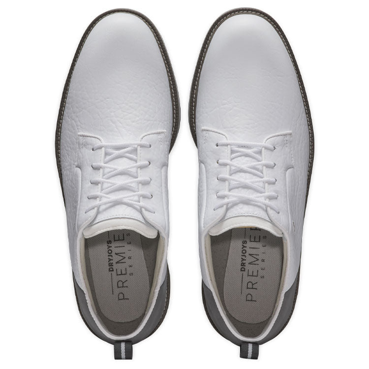  FootJoy Premiere Series Field LX Golf Shoes(White/Dark Grey/Grey) Exquisite Craftsmanship With Premium Style