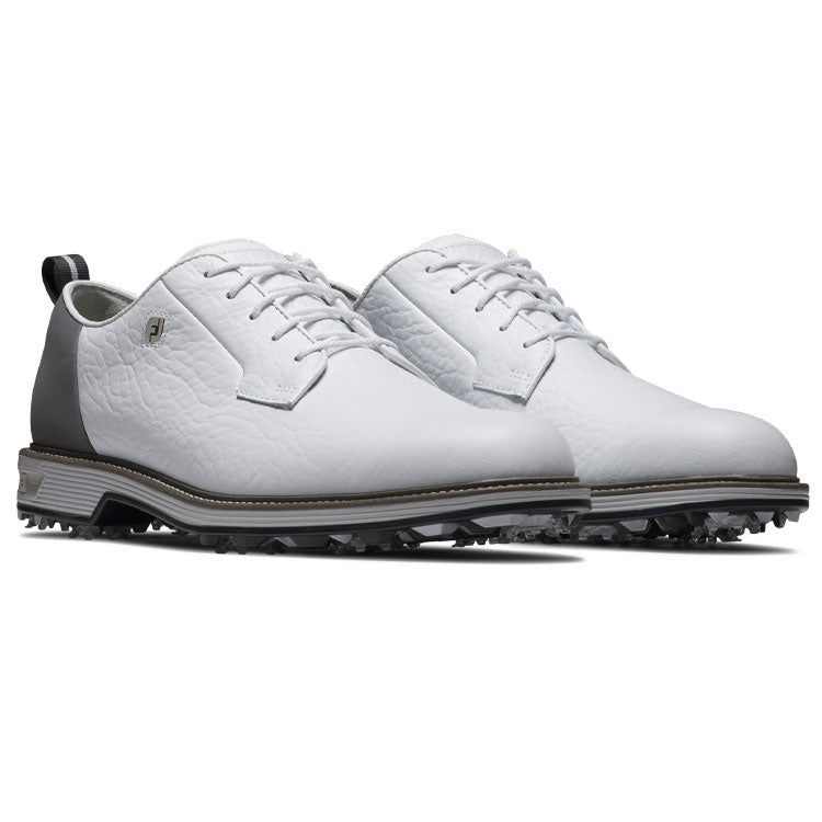  FootJoy Premiere Series Field LX Golf Shoes(White/Dark Grey/Grey) Exquisite Craftsmanship With Premium Style