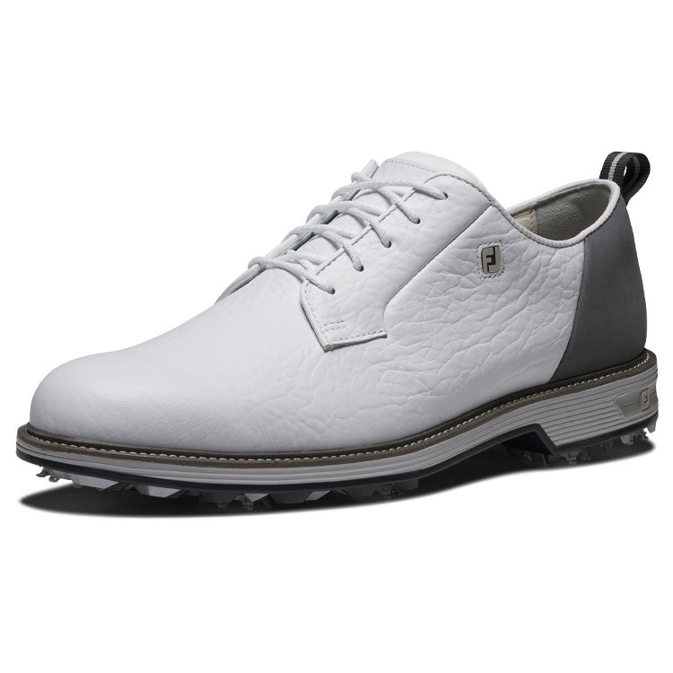  FootJoy Premiere Series Field LX Golf Shoes(White/Dark Grey/Grey) Exquisite Craftsmanship With Premium Style