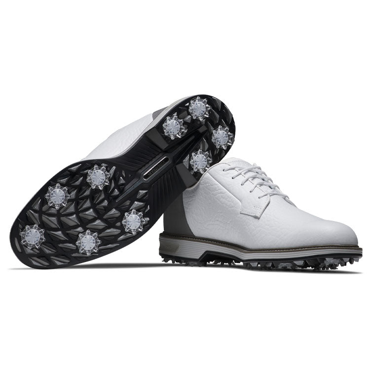  FootJoy Premiere Series Field LX Golf Shoes(White/Dark Grey/Grey) Exquisite Craftsmanship With Premium Style