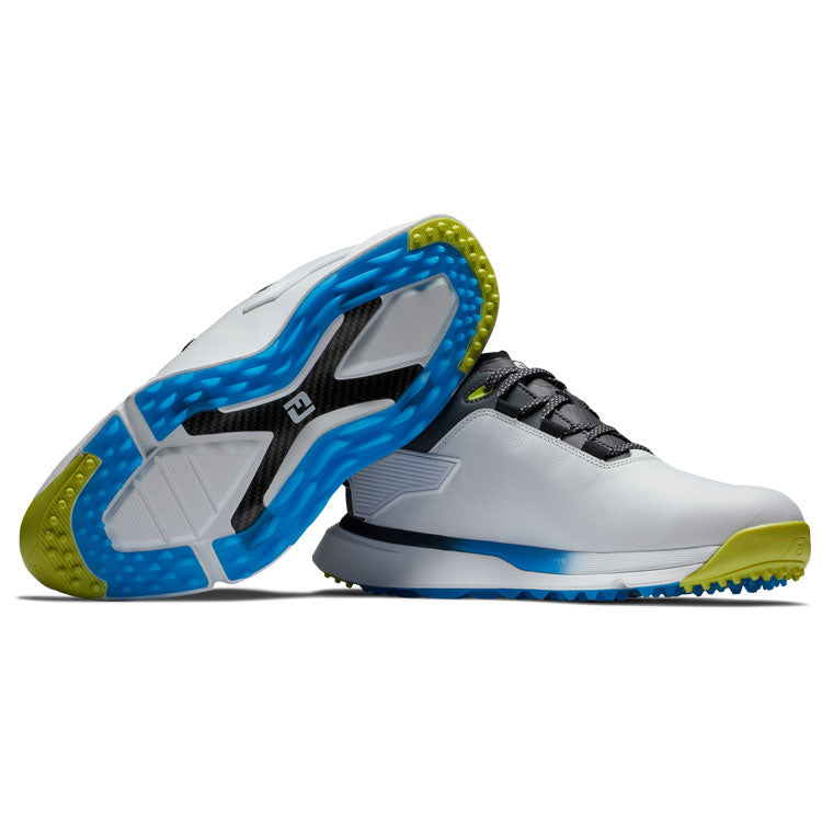  FootJoy Pro SLX Carbon Golf Shoes (White/Black/Multi) Advanced Comfort With PWR TRAX System