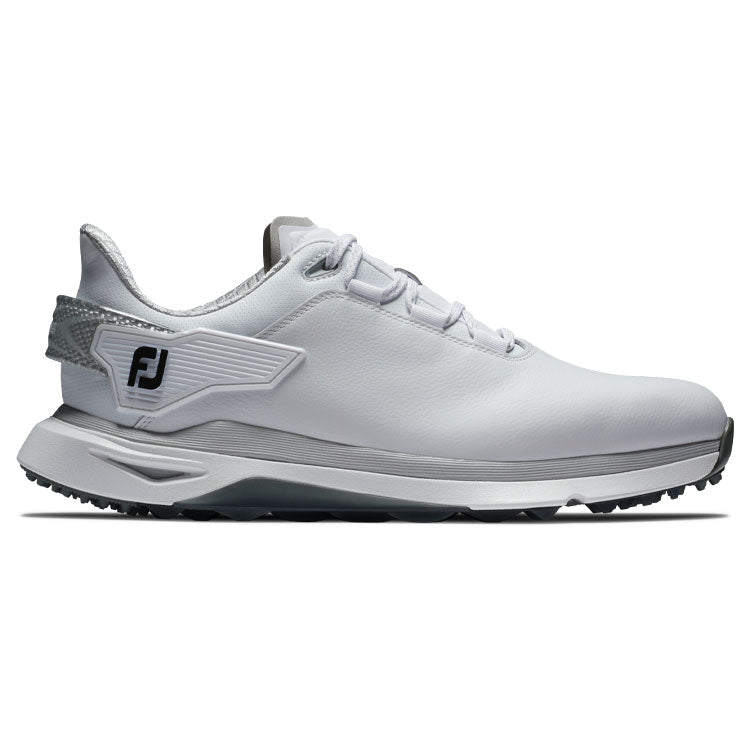  FootJoy Pro SLX Carbon Golf Shoes (White/White/Grey) Advanced Comfort With PWR TRAX System