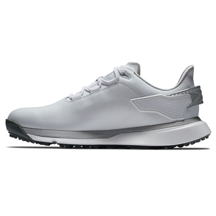  FootJoy Pro SLX Carbon Golf Shoes (White/White/Grey) Advanced Comfort With PWR TRAX System