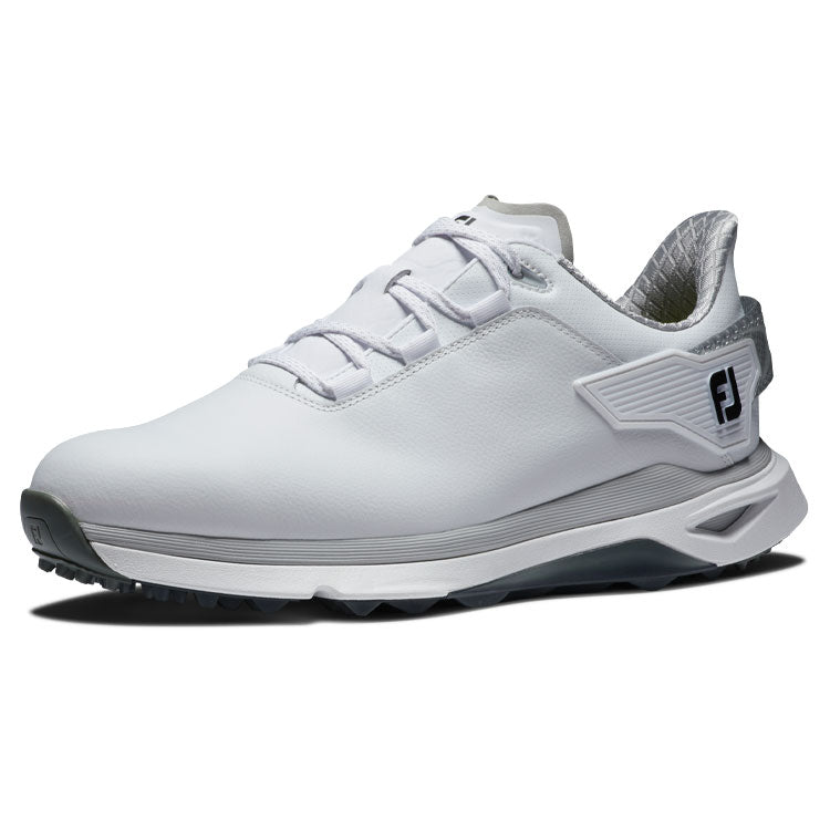  FootJoy Pro SLX Carbon Golf Shoes (White/White/Grey) Advanced Comfort With PWR TRAX System