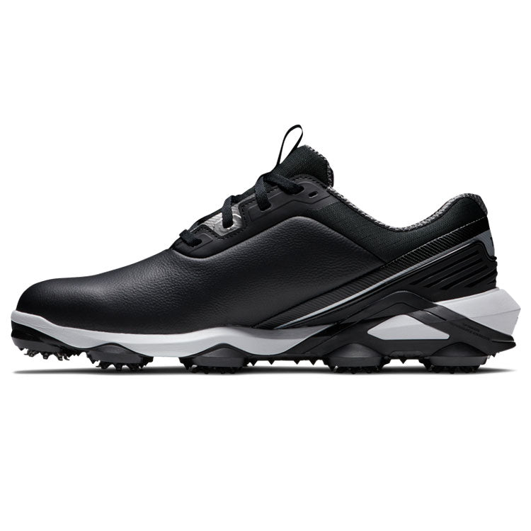  FootJoy Tour Alpha 2.0 Golf Shoes (Black/White/Silver) Ultimate Stability With New OPS Technology