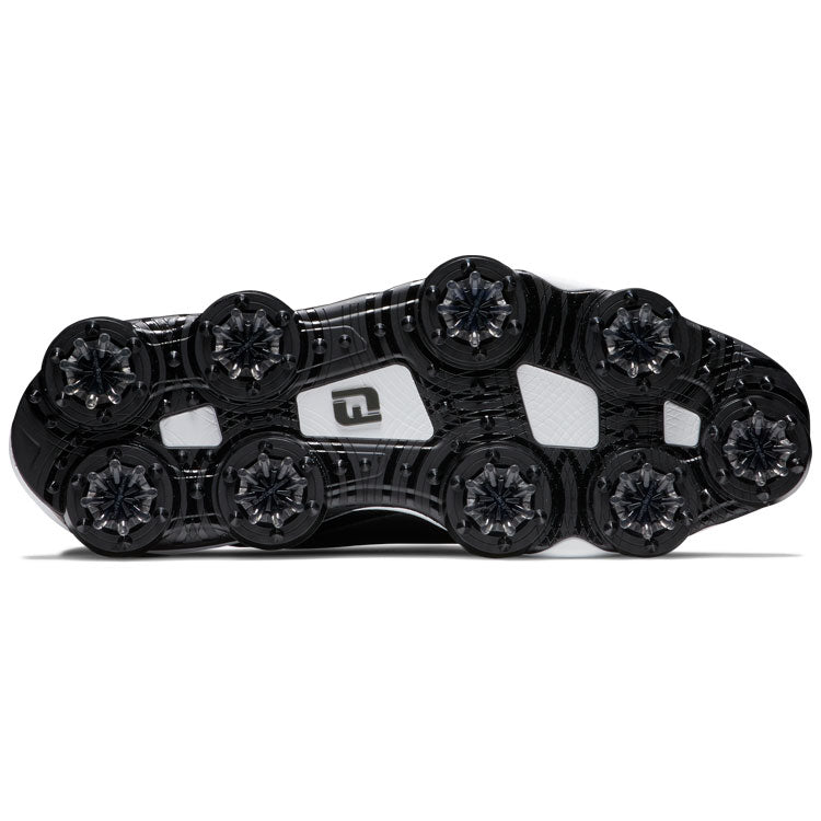  FootJoy Tour Alpha 2.0 Golf Shoes (Black/White/Silver) Ultimate Stability With New OPS Technology