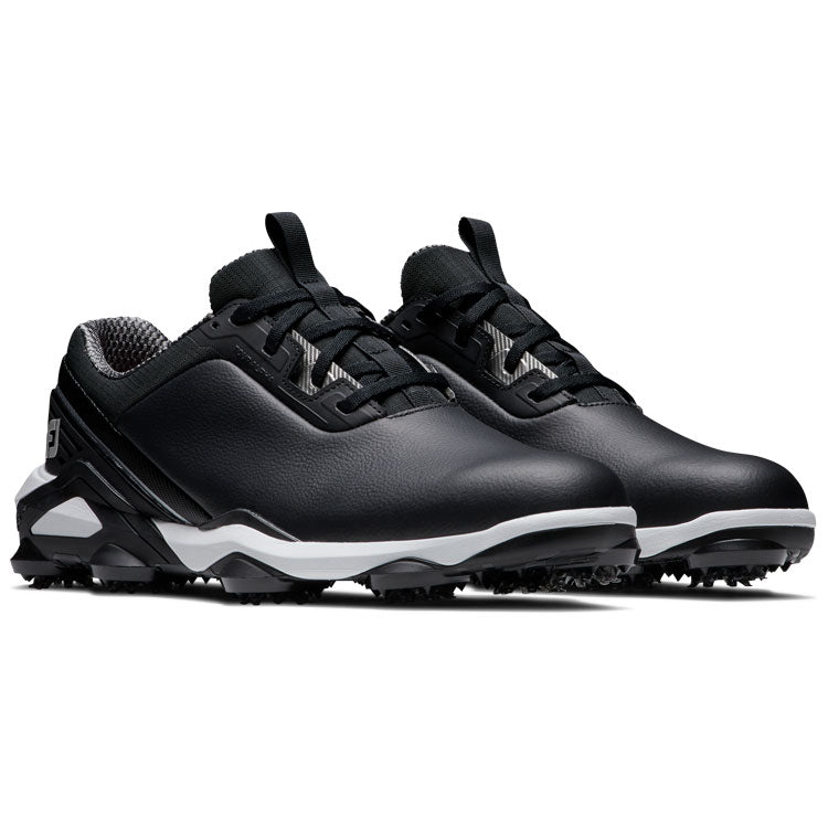  FootJoy Tour Alpha 2.0 Golf Shoes (Black/White/Silver) Ultimate Stability With New OPS Technology