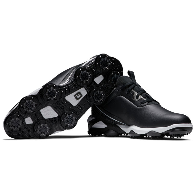  FootJoy Tour Alpha 2.0 Golf Shoes (Black/White/Silver) Ultimate Stability With New OPS Technology