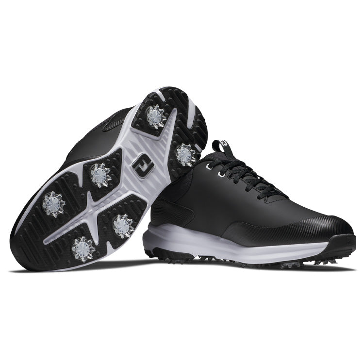  FootJoy Tour Rival Golf Shoes (Black/White) Athletic Performance With Lightweight Design