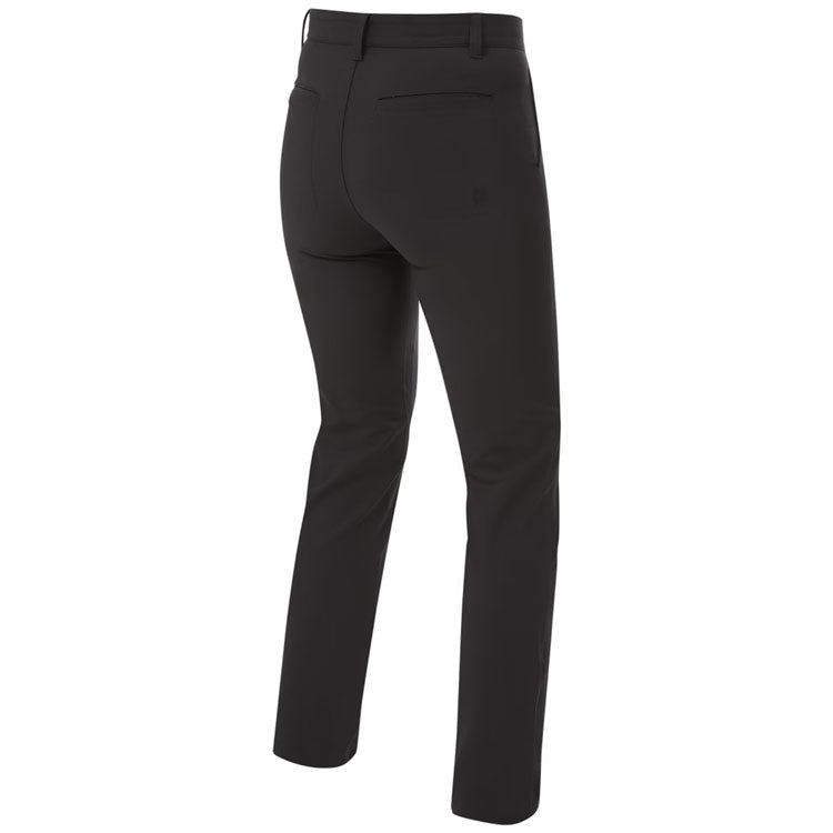  FootJoy Ladies Stretch Golf Trouser (Black) Lightweight Fabric With Moisture Management