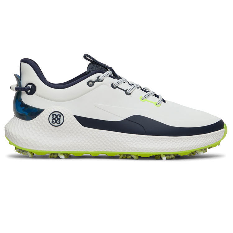  G/FORE MG4+ O2 G/LOCK Golf Shoes (Snow/Twilight) Optimal Traction With G/LOCK Technology
