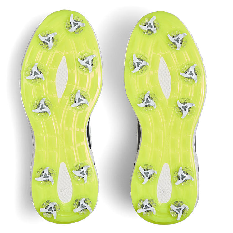  G/FORE MG4+ O2 G/LOCK Golf Shoes (Snow/Twilight) Optimal Traction With G/LOCK Technology