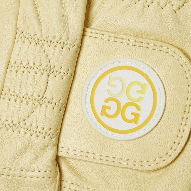  G/FORE Signature Golf Gloves (Sunshine) Precision Crafted Premium Carbretta Leather