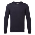  Glenmuir Knox Crew Neck Merino Golf Sweater (Navy) Extra Fine Merino Wool For Luxurious Design