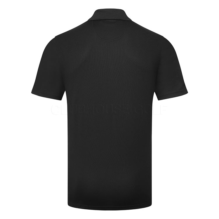  Glenmuir Deacon Golf Polo Shirt (Black) Technical Performance With Moisture Wicking