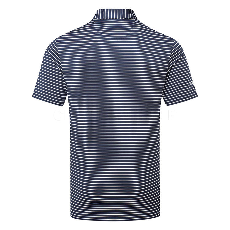  Glenmuir Muirhead Golf Polo Shirt (Navy/White) Technical Performance With Moisture Wicking