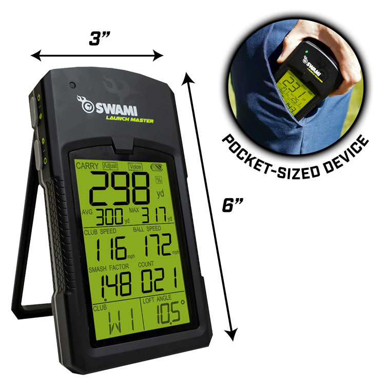  Izzo Swami Launch Master Launch Monitor LCD Display With Instant Feedback