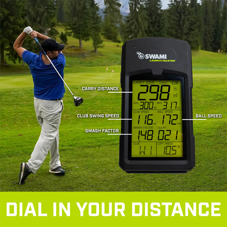  Izzo Swami Launch Master Launch Monitor LCD Display With Instant Feedback