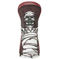  Luna Links Mummy Hybrid Headcover (Red/Black/White) Premium Synthetic Leather With Embroidery