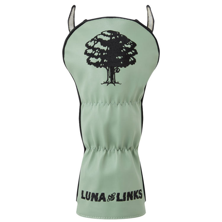  Luna Links Woodland Totem Driver Headcover (Green/Multi) Premium Synthetic Leather With Embroidery
