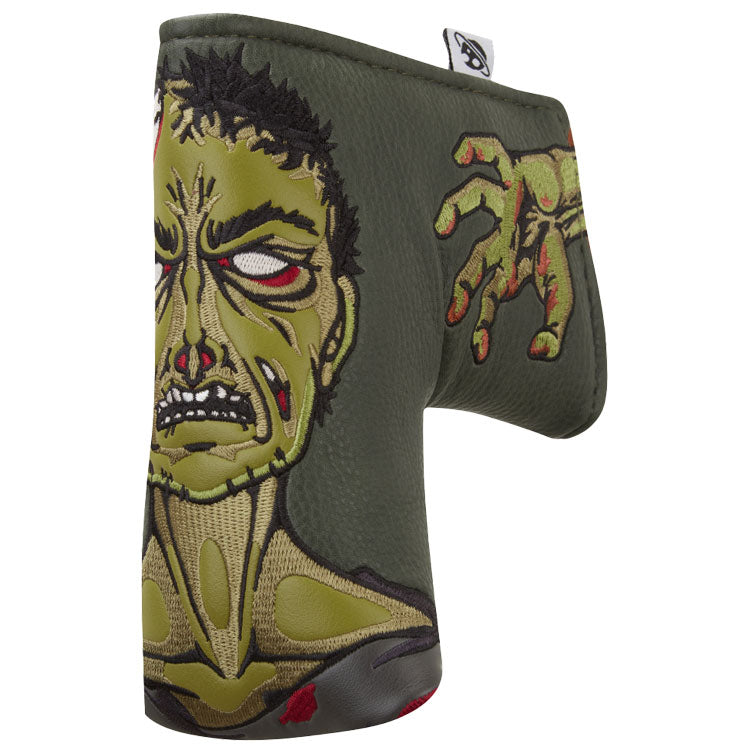  Luna Links Zombie Blade Putter Headcover (Green) Premium Synthetic Leather With Embroidery