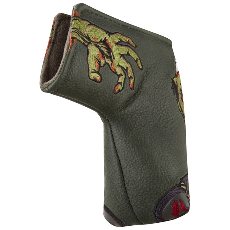  Luna Links Zombie Blade Putter Headcover (Green) Premium Synthetic Leather With Embroidery