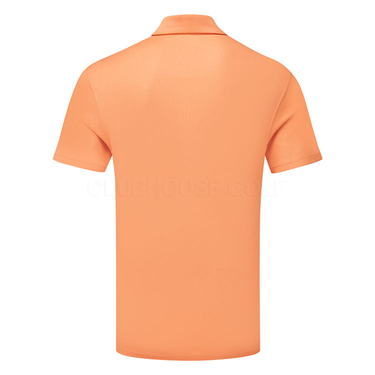  Lyle & Scott Tour Golf Polo Shirt (Tinted Orange) Technical Performance With Iconic Gold Eagle