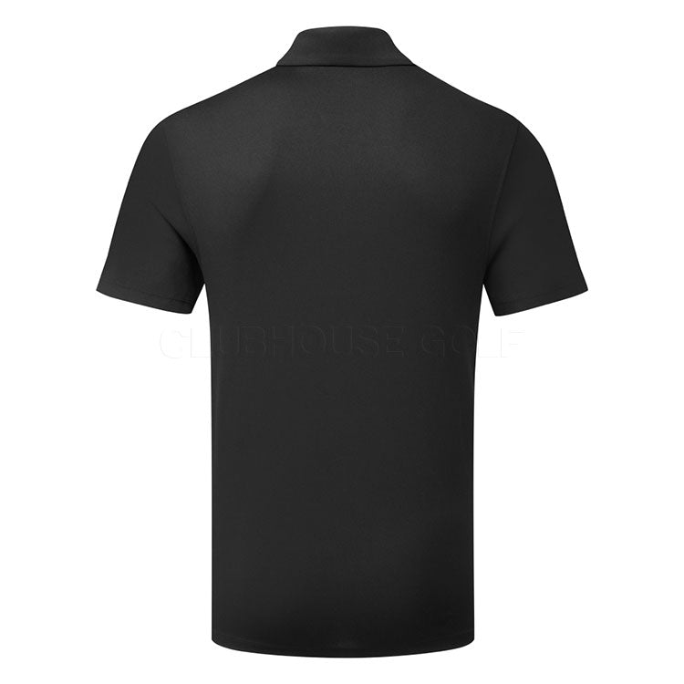  Lyle & Scott Tour Golf Polo Shirt (Jet Black) Technical Performance With Iconic Gold Eagle