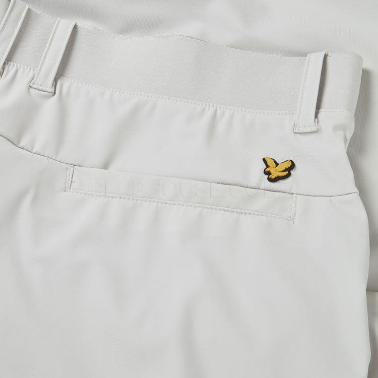  Lyle & Scott AirLight Tech Golf Shorts (Pebble) Moisture-Wicking With Iconic Gold Eagle