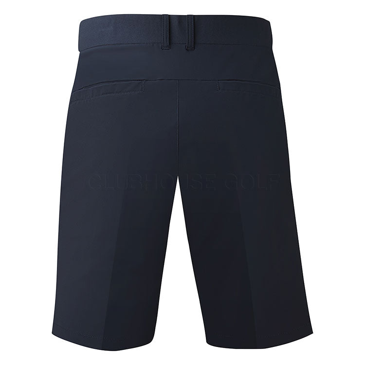  Lyle & Scott AirLight Tech Golf Shorts (Dark Navy) Moisture-Wicking With Iconic Gold Eagle