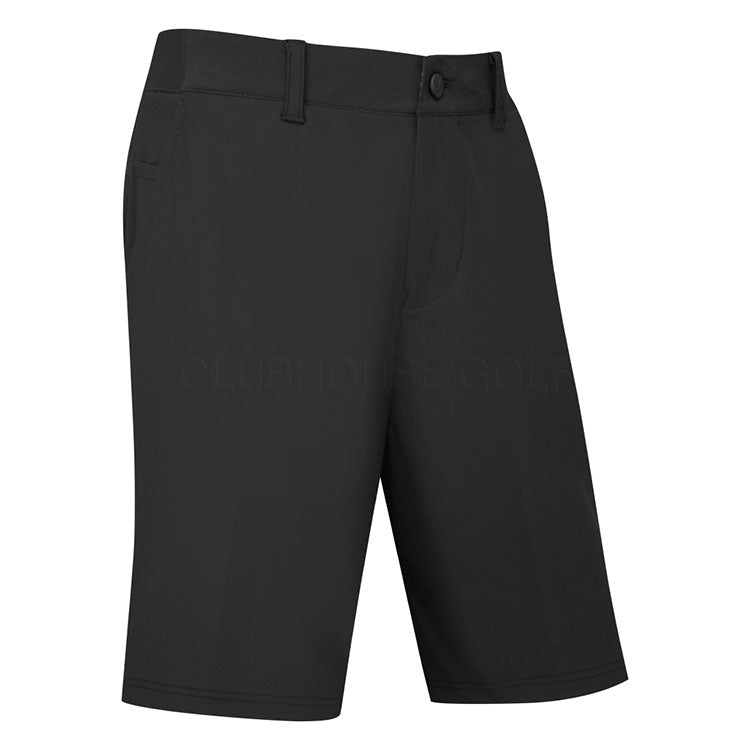  Lyle & Scott AirLight Tech Golf Shorts (Jet Black) Moisture-Wicking With Iconic Gold Eagle