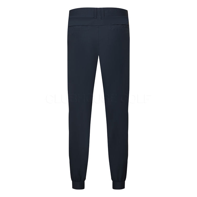  Lyle & Scott Airlight Tech Jogger Golf Pants (Dark Navy) Stretch Construction With Iconic Gold Eagle