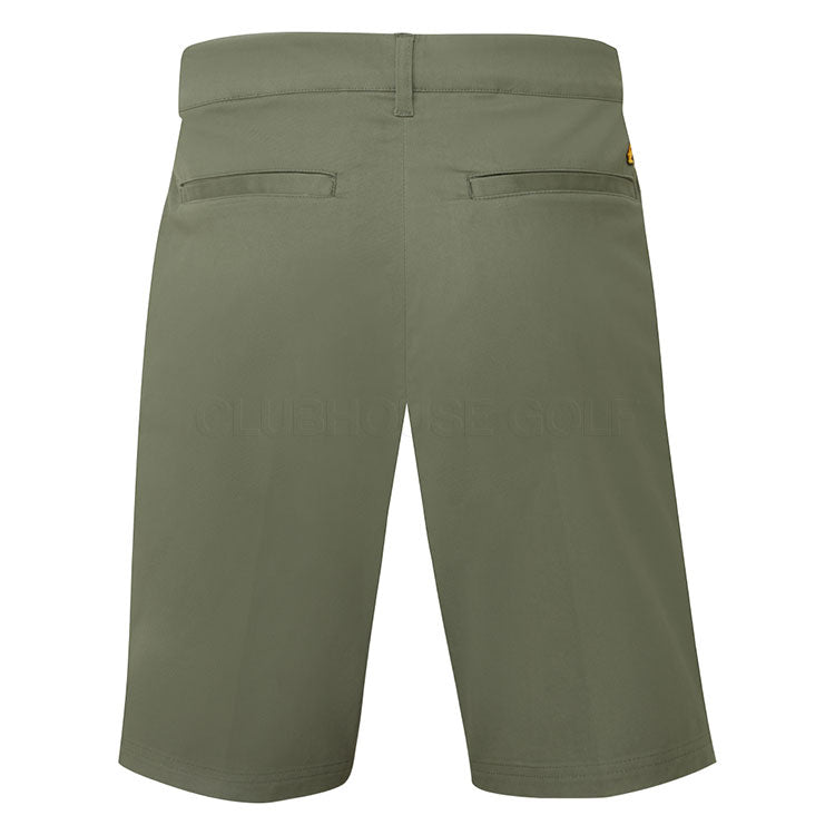  Lyle & Scott Course Stretch Chino Golf Shorts (Cactus Green) Stretch Construction With Iconic Gold Eagle