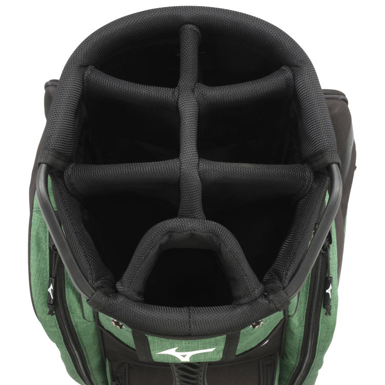  Mizuno BR-D3 Golf Cart Bag (Heathered Green) Premium Design With More Practical Storage