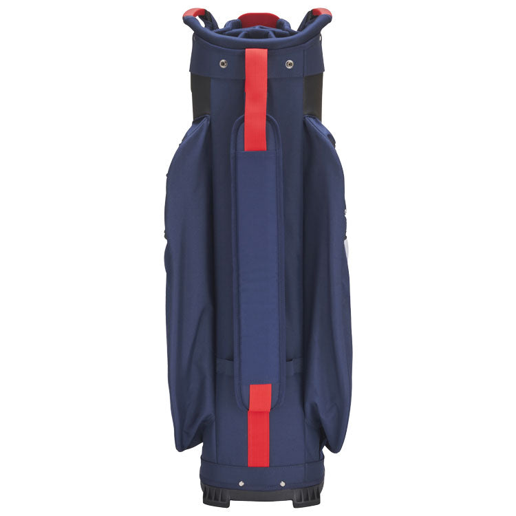  Mizuno BR-D4C Golf Cart Bag (Navy/Red) Premium Design With More Practical Storage