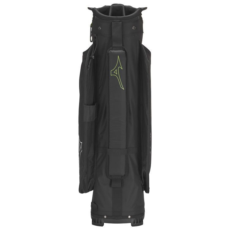  Mizuno BR-DRI Waterproof Golf Cart Bag (Black/Green) Lighter Construction With Waterproof Design
