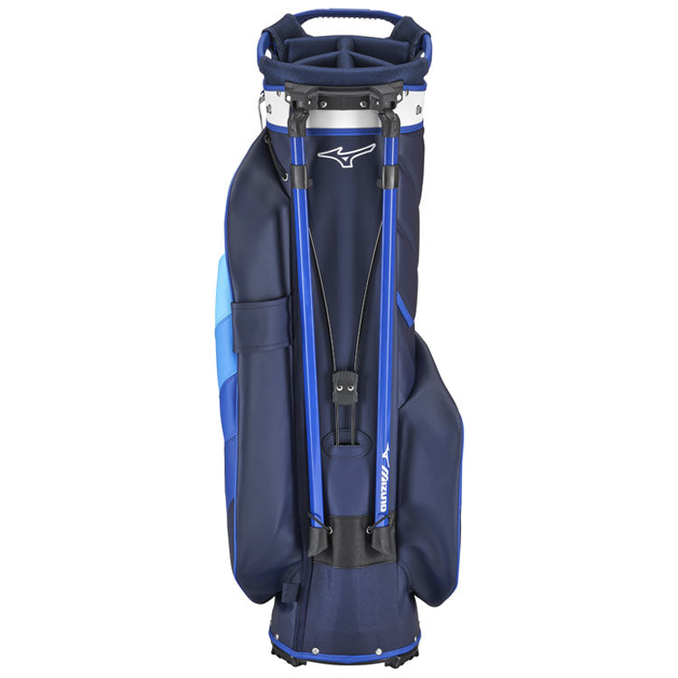  Mizuno Tour Golf Stand Bag (White/Staff Blue) Premium Design With Tour Inspired Branding