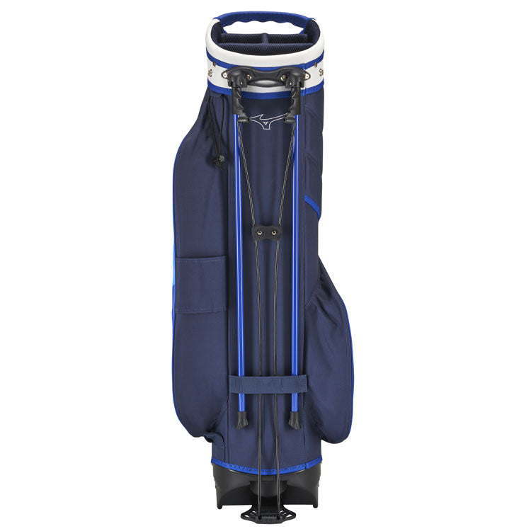  Mizuno Tour Light Weight Golf Stand Bag (White/Staff Blue) Hybrid Design With Premium Construction