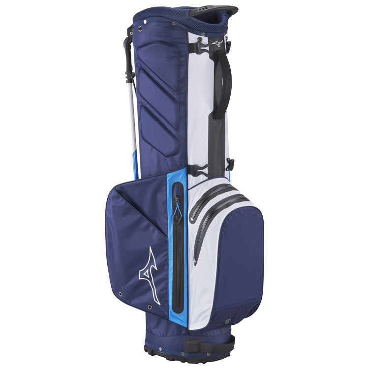  Mizuno BR-DRI Waterproof Golf Stand Bag (Navy/Blue) Lighter Construction With Waterproof Design