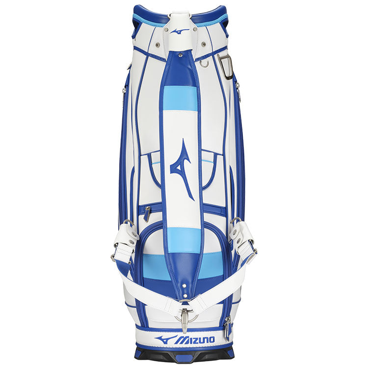  Mizuno Golf Tour Staff Bag (White/Blue) Premium Design With Tour Inspired Branding