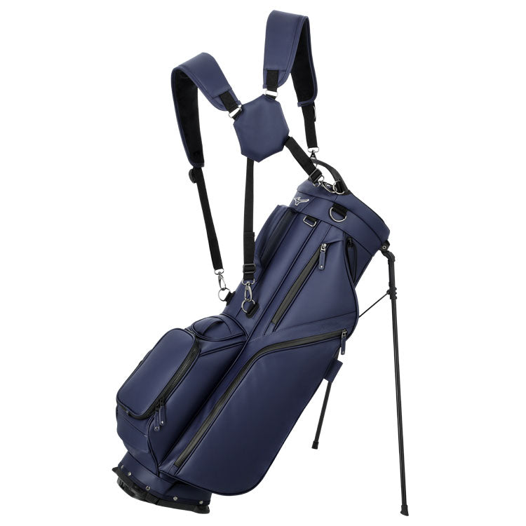  Mizuno Pro Golf Stand Bag (Navy) Classic Design With Premium Materials