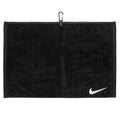  Nike Performance Golf Towel (Black/White) Clip On Design With Carabiner Attachment