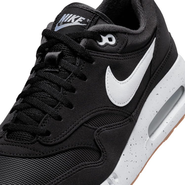  Nike Air Max 1 '86 OG Golf Shoes (Black/White/Anthracite/Gum Med Brown) Heritage Look With Visible Air Technology