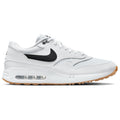  Nike Air Max 1 '86 OG Golf Shoes (White/Black/Gum Med Brown) Heritage Look With Visible Air Technology